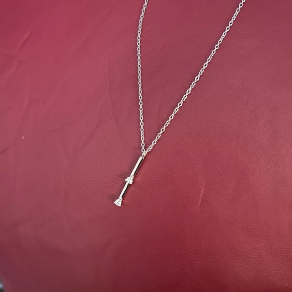 SiiZU Silver Necklace with Bar Pendant-CZ
Stamped .925 - Picture 1 of 4